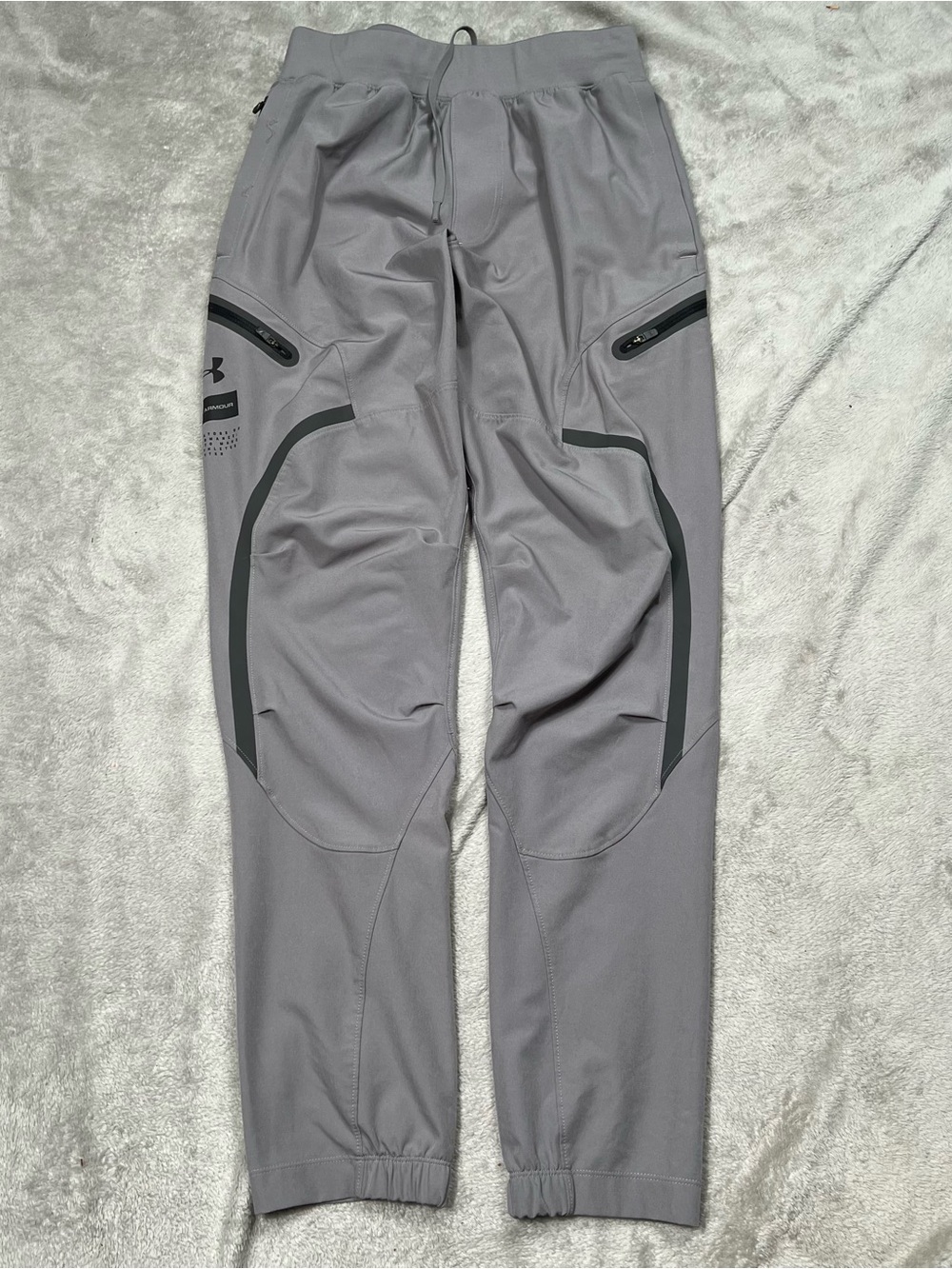 Under Armour Unstoppable Fitted Cargo Pants Mens M Gray Performance Joggers